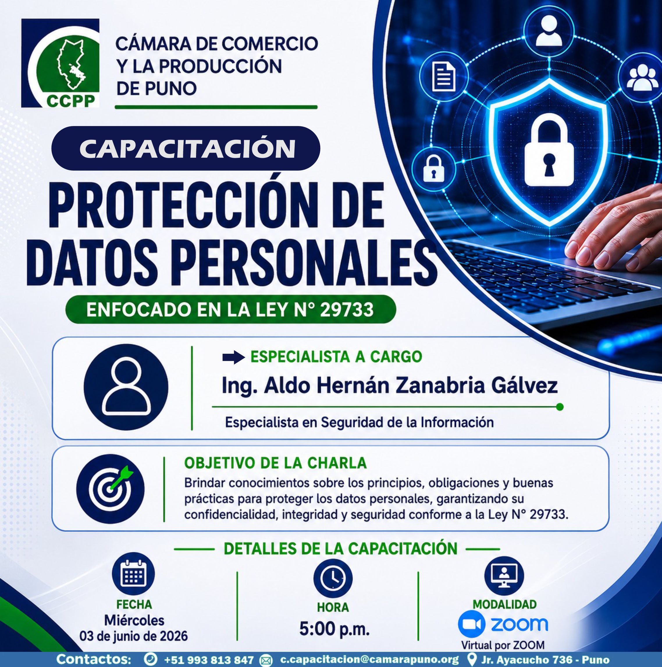 PROTECCION DE DATOS PERSONALES ENFOCADOS EN LA LEY 27933